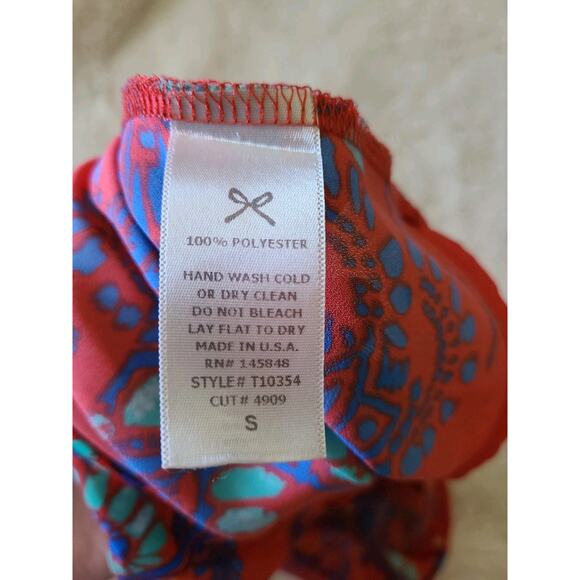 Everly – Floral Paisley Sleeveless Halter Tank Top – Nordstrom - Small - Picture 3 of 4